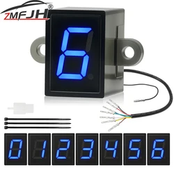 Pantalla LED de indicador de marchas 6 velocidades para moto