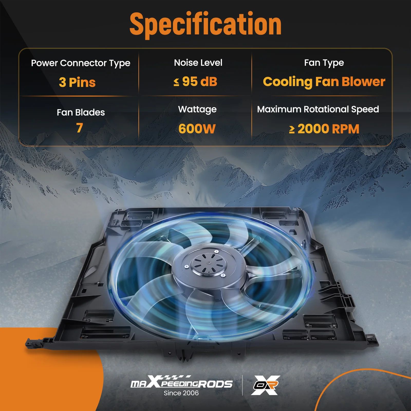 Condensador aire acondicionado BMW con ventiladores – Serie 5 F10 F13 2009-2015 OEM - imagen 4