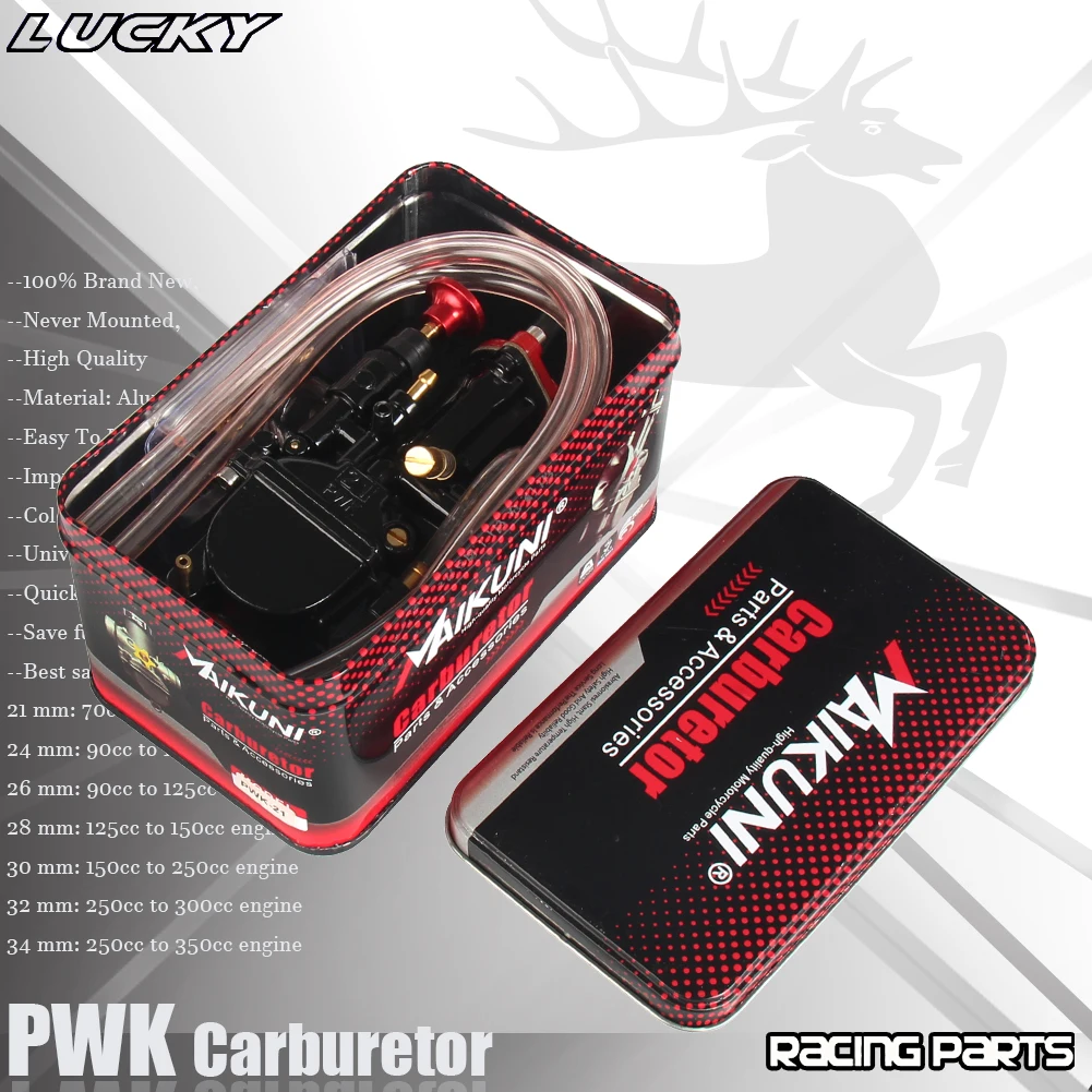 Carburador PWK Power Jet alta prestaciones moto universal 21-34mm - imagen 4