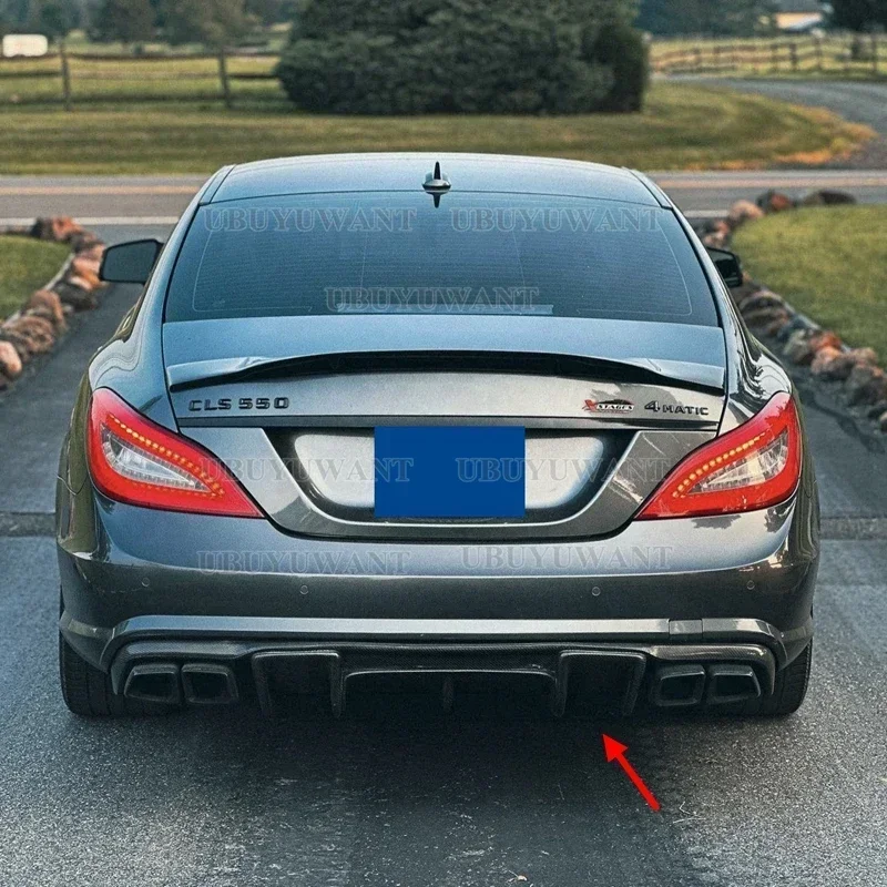 Difusor trasero de fibra de carbono Mercedes-Benz CLS W218 CLS350 CLS400 - imagen 2