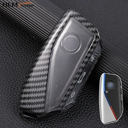 Carcasa de llave con fibra de carbono para mando BMW X5 y X7