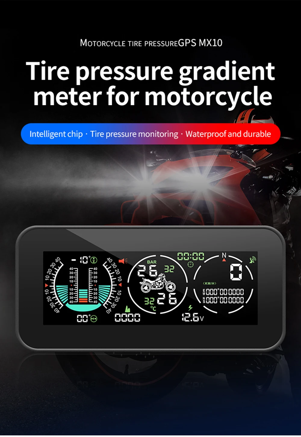 Pantalla multifunción con datos de conducción