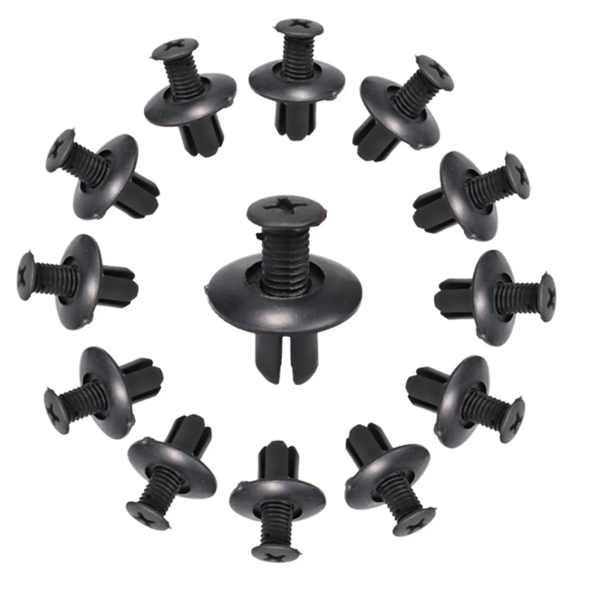 Clip de plástico 8 mm para coche, parachoques y guardabarros - imagen 4