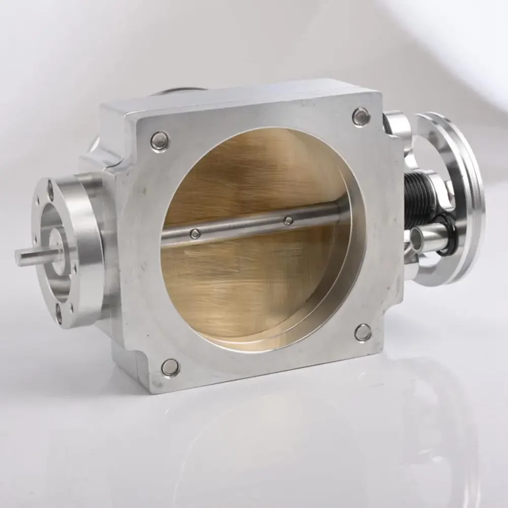Cuerpo acelerador EPMAN 90mm CNC aluminio alto flujo universal - imagen 3