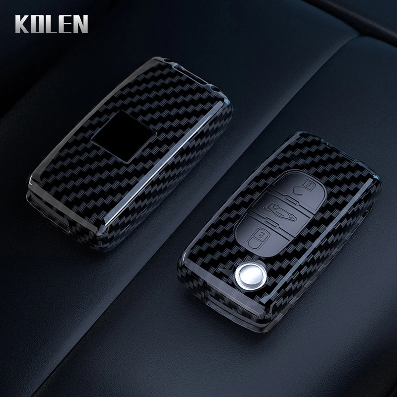 Funda tapa de llave en fibra de carbono ABS – Peugeot y Citroën - imagen 5