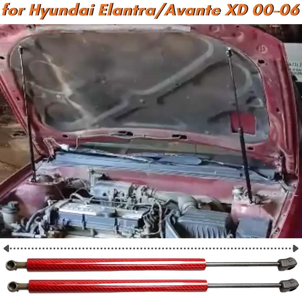 Amortiguadores de capó para Hyundai Elantra XD 2000-2006