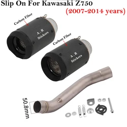 Escape GP de fibra de carbono sin DB Killer – Kawasaki Z750