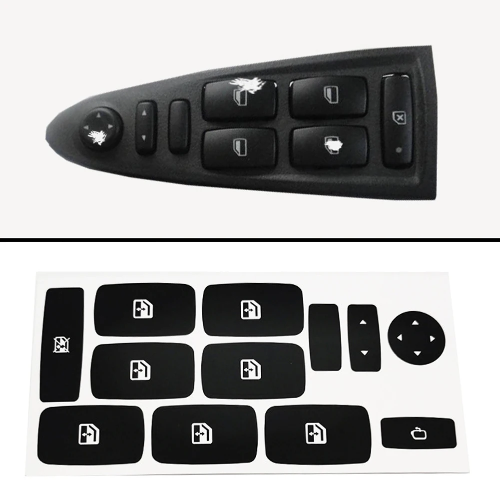 Kit pegatinas botón elevalunas Fiat Croma - imagen 4