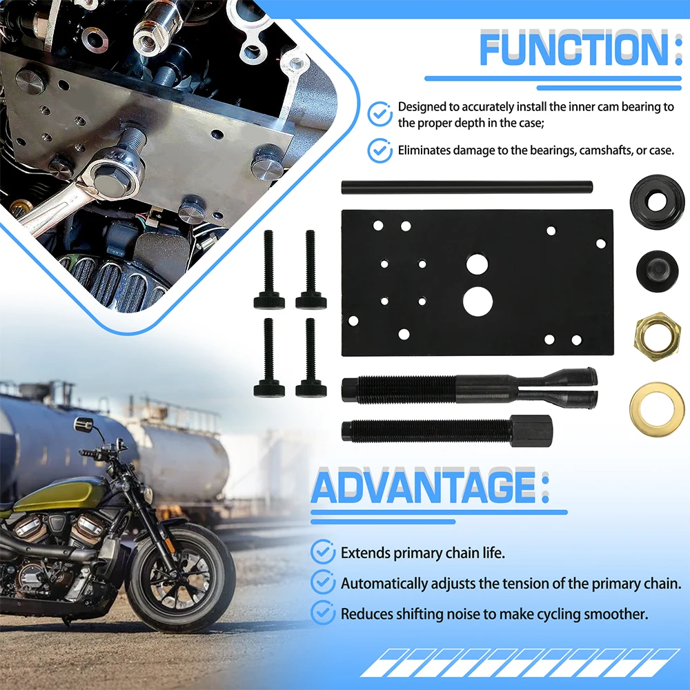 5806 herramienta removedor cojinetes árbol de levas Harley M82017-2024 - imagen 5