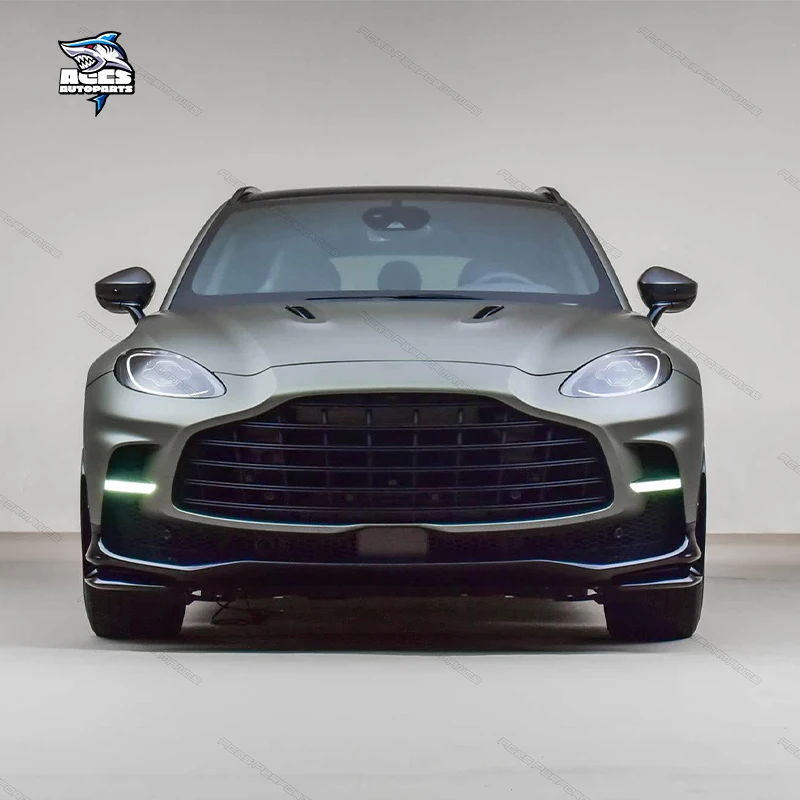 Material de fibra de carbono para Aston Martin DBX, Kit de carrocería mejorado estilo 707, faldones laterales de parachoques delantero, difusor trasero, ala superior - imagen 4