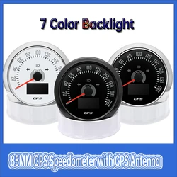 Velocímetro GPS para coche y camión con retroiluminación de 7 colores