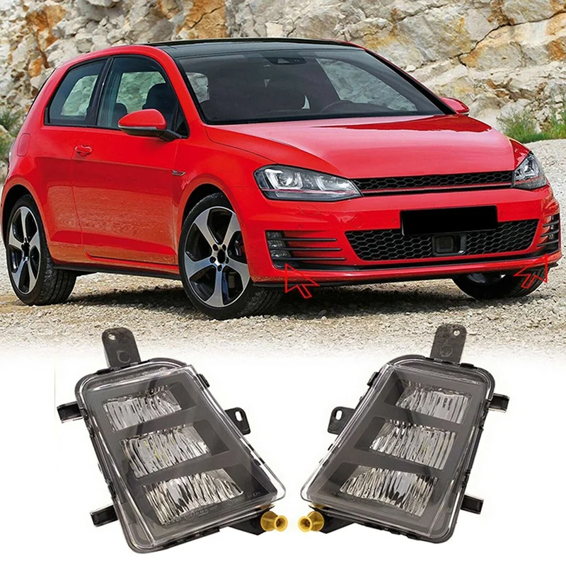 Antiniebla LED DRL delantero para VW Golf 7 GTI GTD 2013-2017 - imagen 3