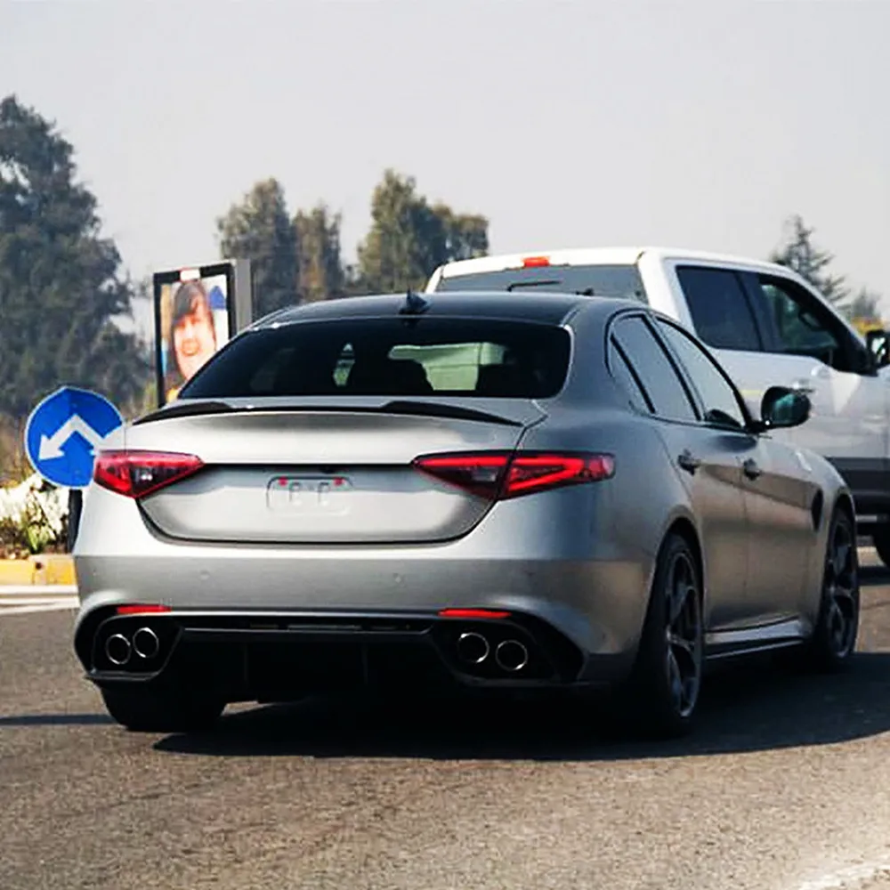 Alerón carbono estilo cola de pato para Alfa Romeo Giulia 2015 - imagen 3