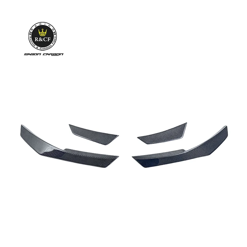 Canards delanteros de fibra de carbono para Audi R8 V10 2017-2019