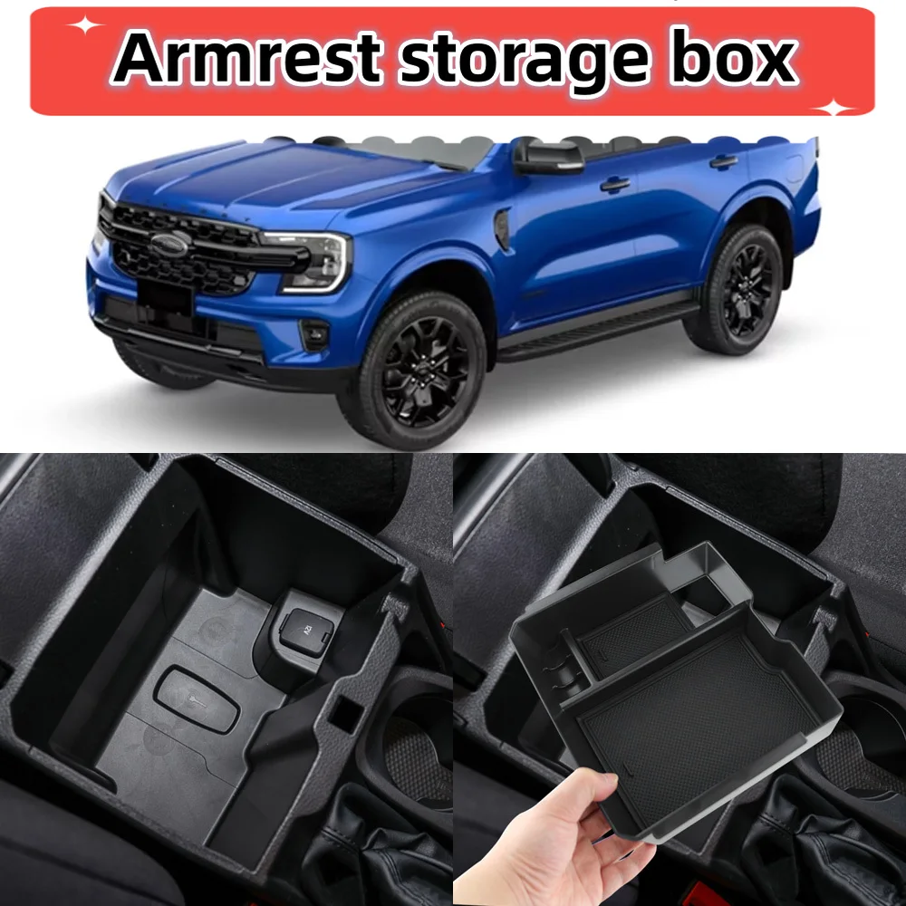Bandeja organizadora con reposabrazos para Ford Ranger/Everest 2023 - imagen 5
