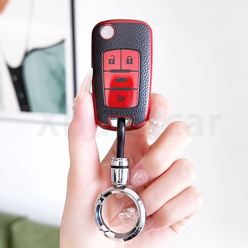 Funda para llave de coche cuero TPU - Chevrolet Malibu, Captiva - imagen 4