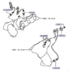 Sonda lambda Mitsubishi Endeavor – MR985165