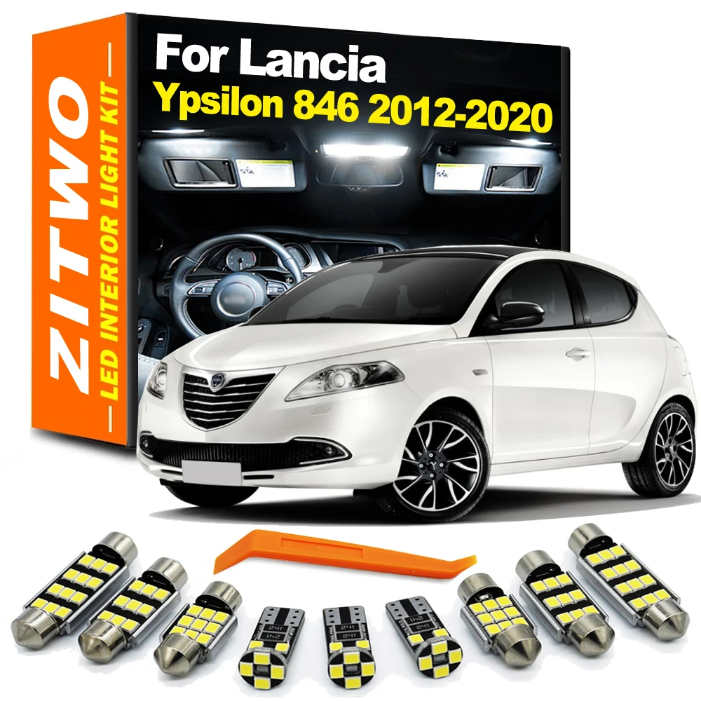 ZITWO Kit LED interior CANBUS para Lancia Ypsilon 846 (2012-2020)
