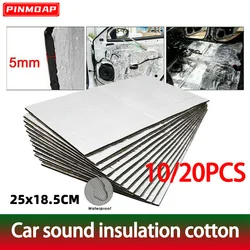 Aislante acústico y térmico de aluminio para coche, 5 mm