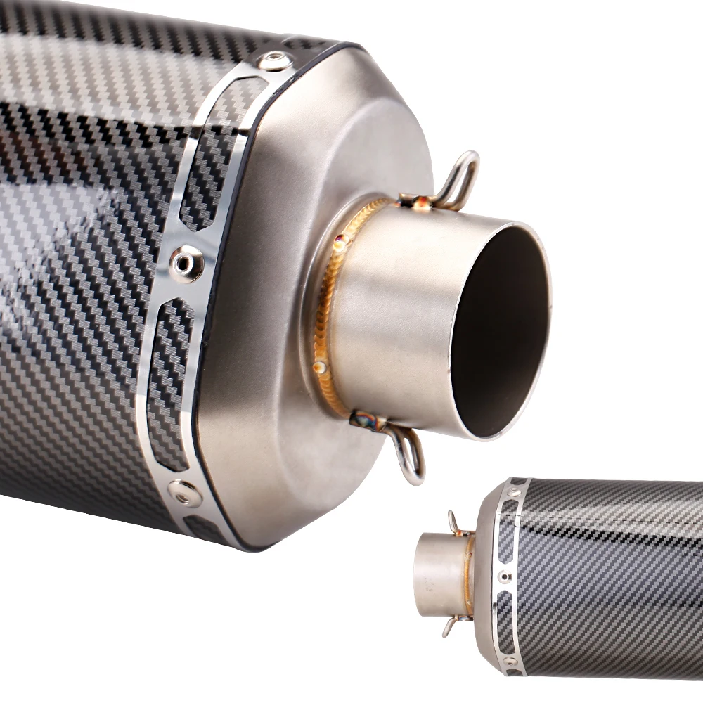 Silenciador slip-on racing moto Yamaha R1, Kawasaki ZX-6R, Honda CBR650 - imagen 2