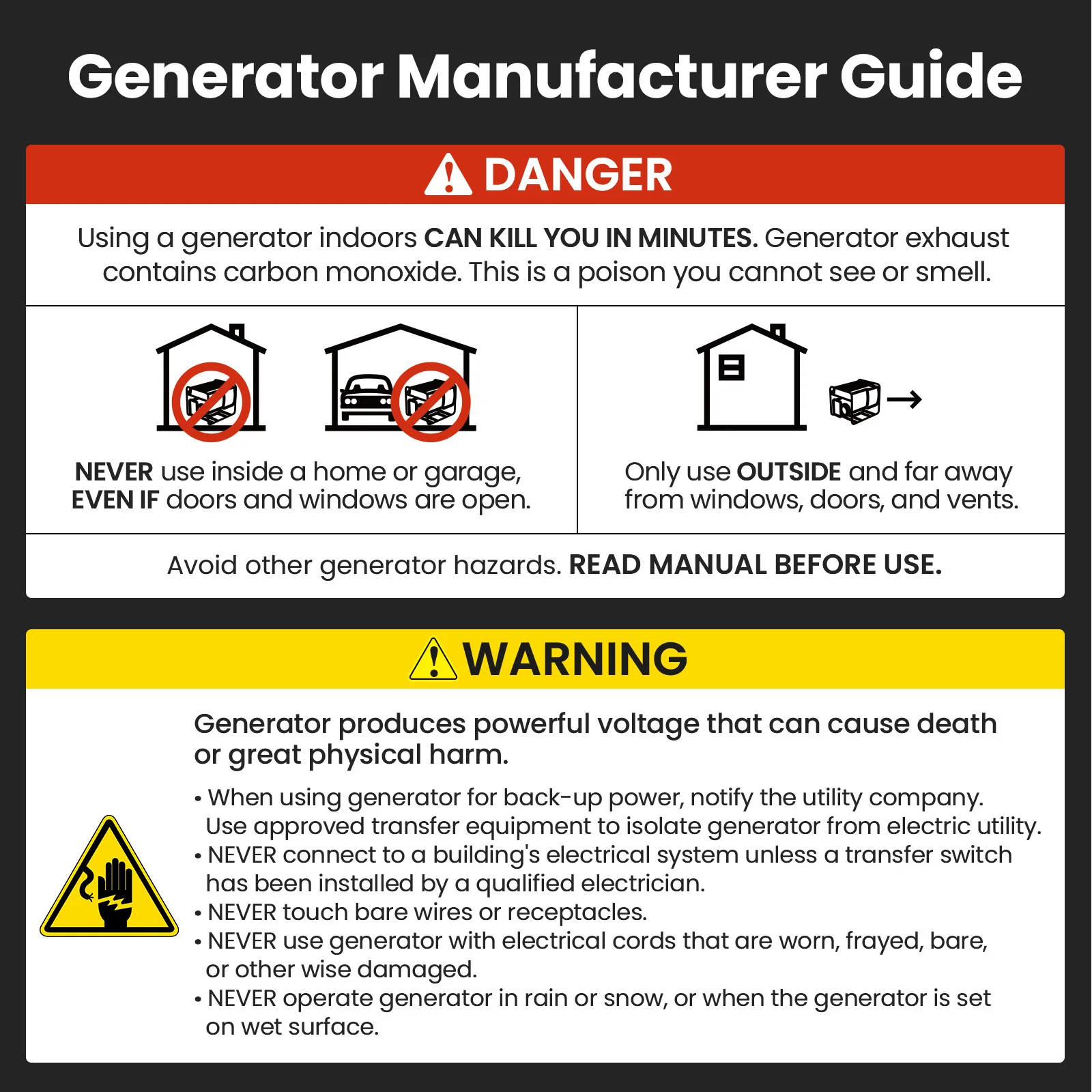 Generador inversor portátil MAXPEEDINGRODS de 2000 W