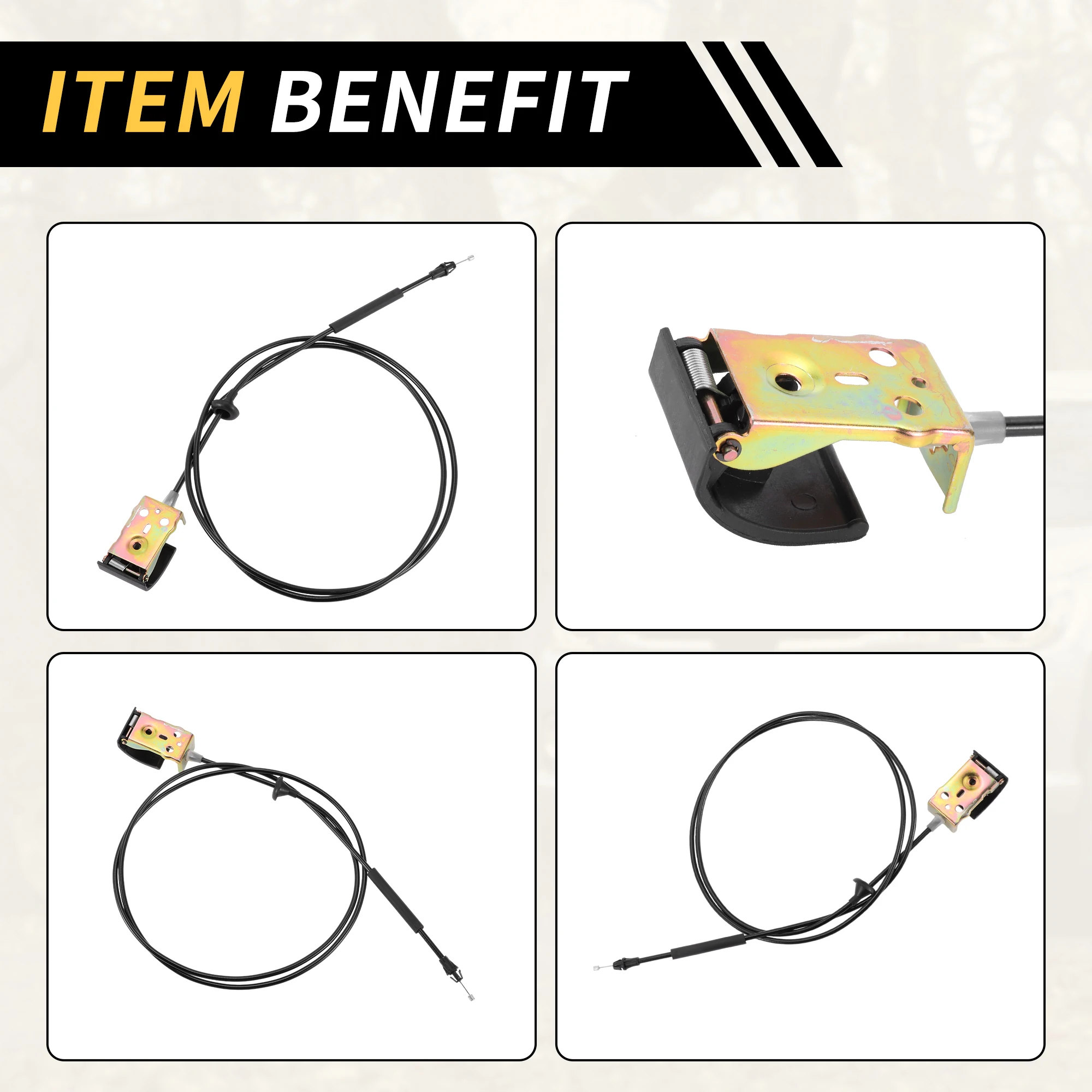 UXCELL Cable capó 1L5Z16916AA Ford Explorer Sport 01-03 - imagen 5