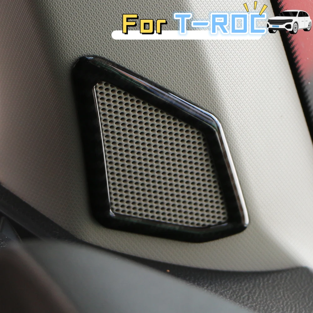 Embellecedor pilar A VW T-Roc 2018-2023 cubre altavoz circular - imagen 3
