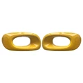 1Pair Deep yellow
