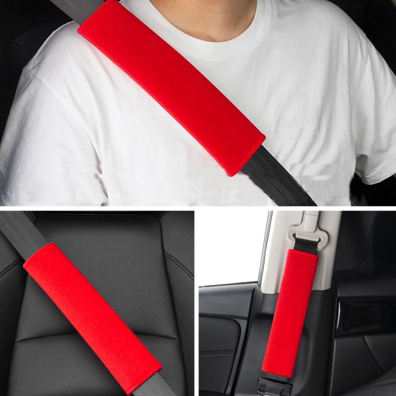 Protectores de hombro para cinturón de seguridad de coche, fundas protectoras cómodas solft, protectores de hombro para cinturón de seguridad extendidos, almohadilla de hombro para coche, 2 uds. - imagen 5