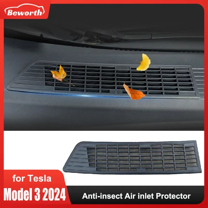 Rejilla antiinsectos para toma de aire Tesla Model 3 Highland