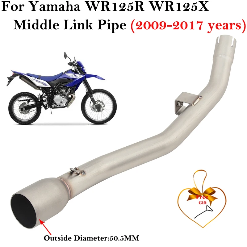 Silenciador slip-on Yamaha WR125R/X 2009-2017 acero inoxidable