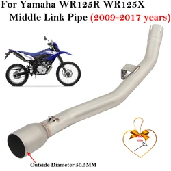 Silenciador slip-on Yamaha WR125R/X 2009-2017 acero inoxidable