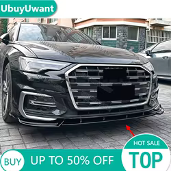Labio parachoques delantero Audi A6 C8 Sline 2018-2025 antiarañazos