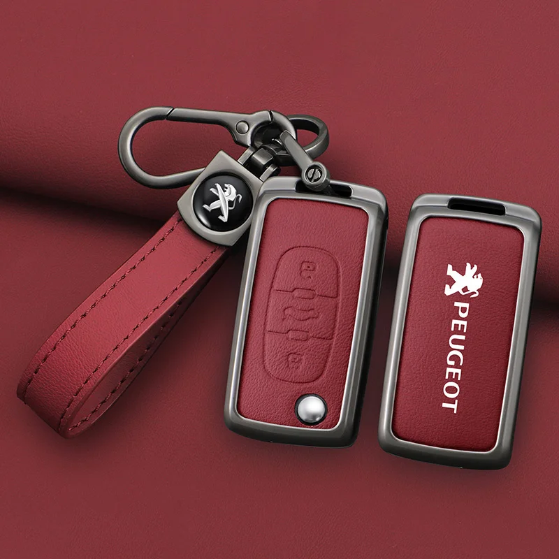 Funda llave Peugeot 207 307 308 407 3008 5008 – Carcasa aleación zinc - imagen 3