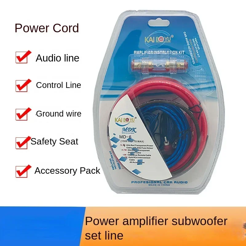 Cable de potencia para amplificador coche 10 AWG subwoofer
