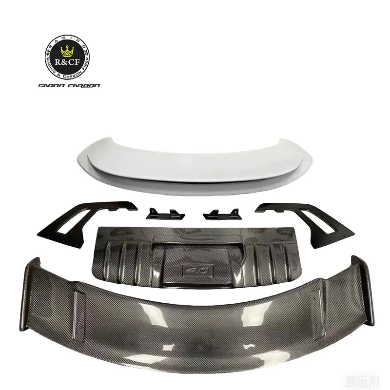 Alerón trasero carbono GT3 992 doble cubierta – Porsche Carrera 911 992