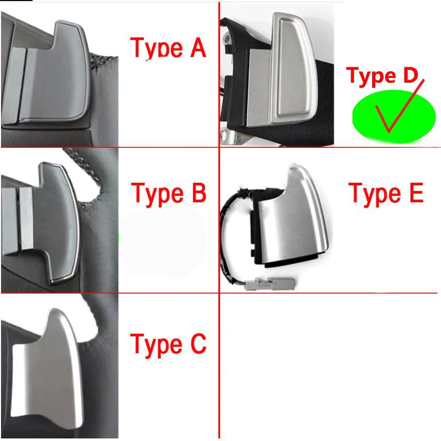Extensiones de paletas de cambio de aluminio para volante Honda