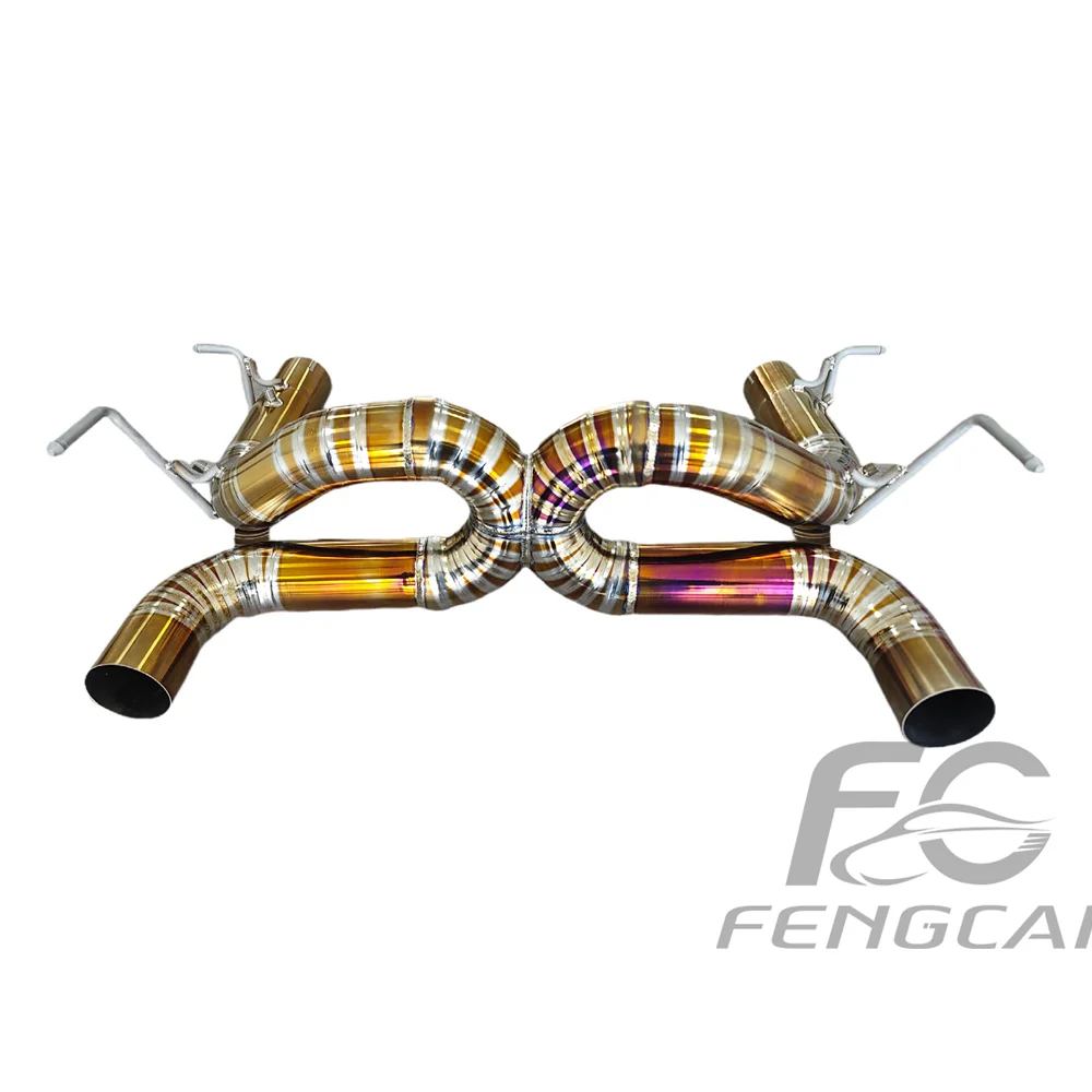 Escape catback de titanio para Ferrari F8 3.9T 2019-2024 - imagen 4