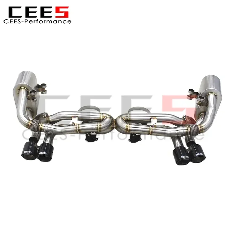 Escape catback CEES con válvula para Porsche 911 991