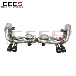 Escape catback CEES con válvula para Porsche 911 991