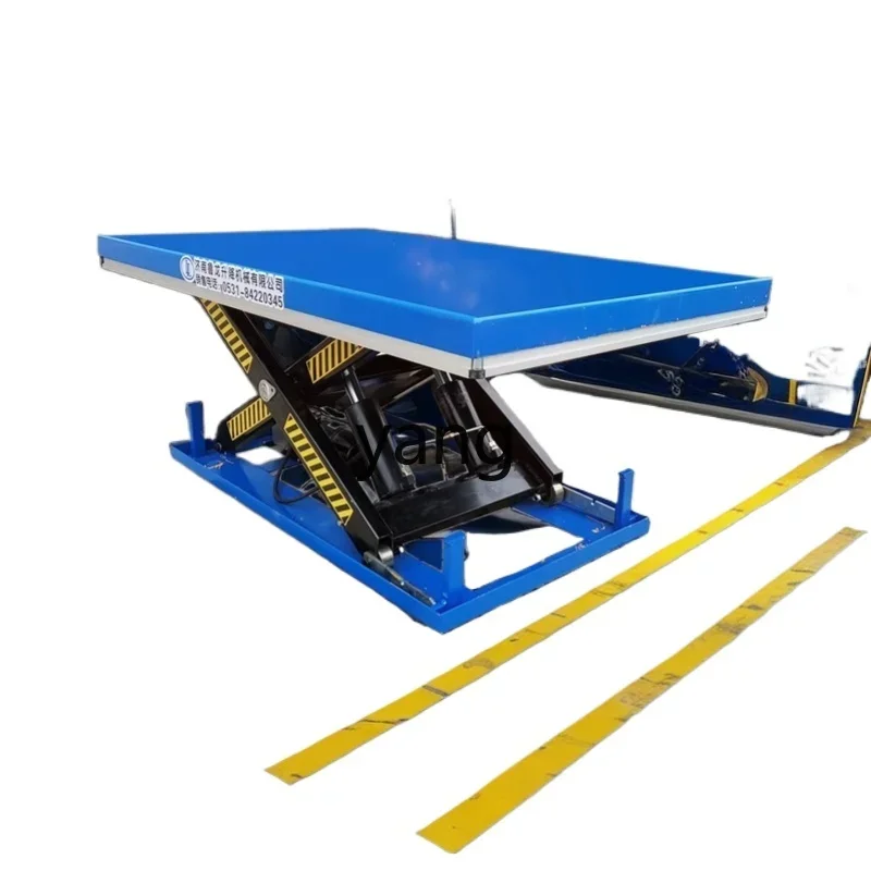 Plataforma elevadora de tijera hidráulica eléctrica fija - imagen 2