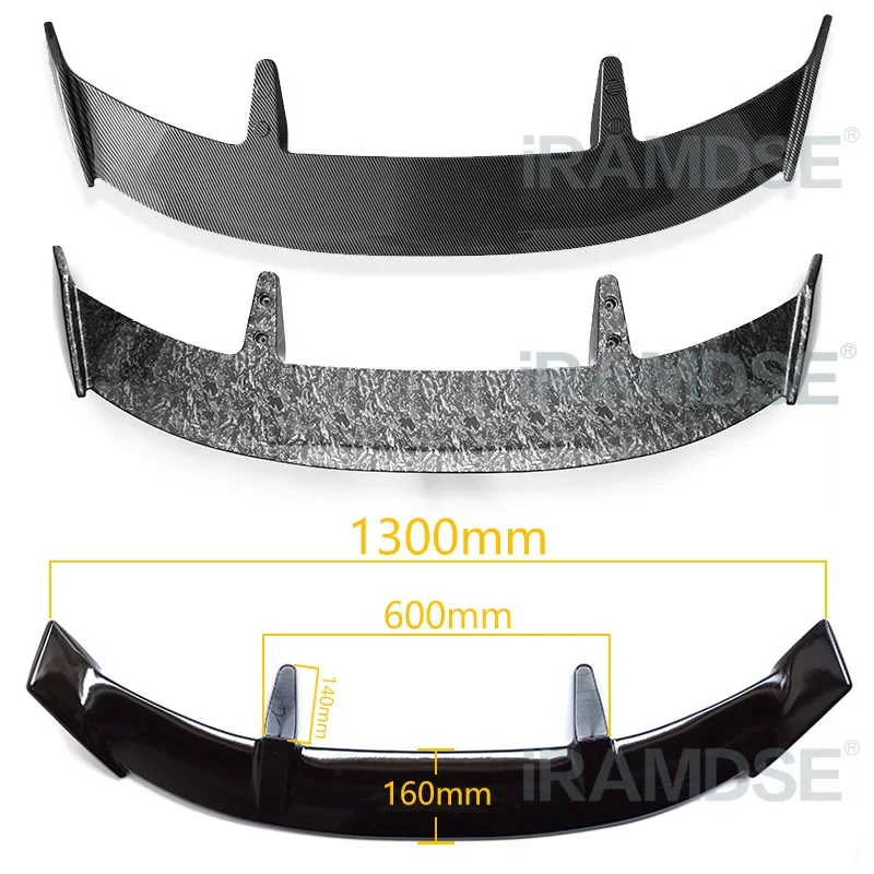 Alerón trasero ABS carbono negro brillante para BMW X1 F48 - imagen 5