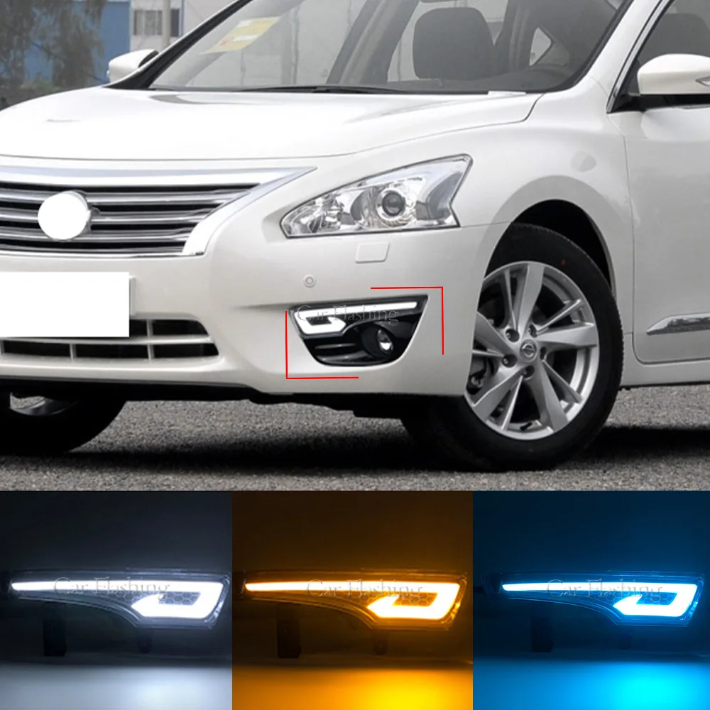 Luces diurnas LED para Nissan Teana 2013-2014 con antiniebla