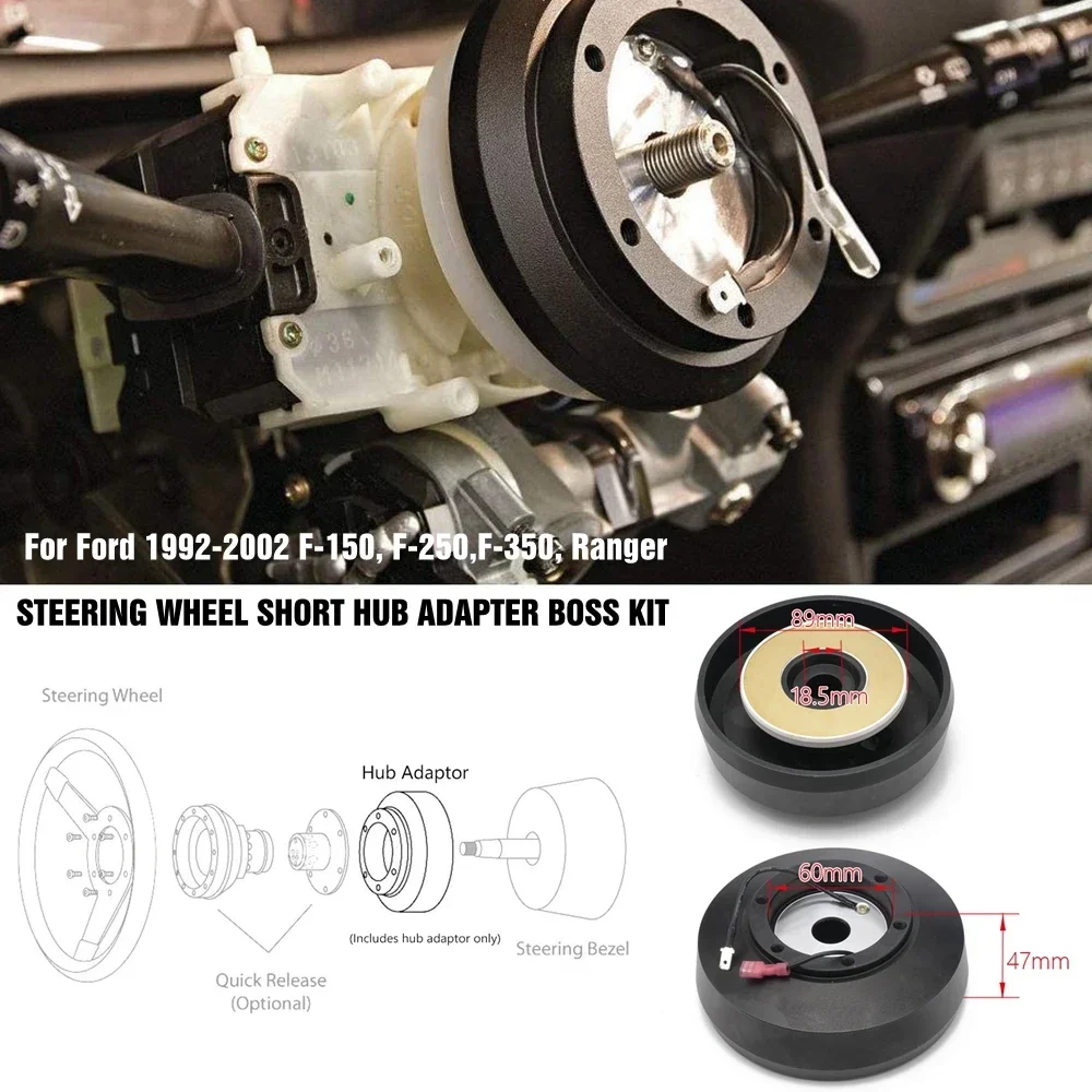 Hubsport adaptador de buje corto volante Ford F150-F250-F350 92-02 - imagen 4