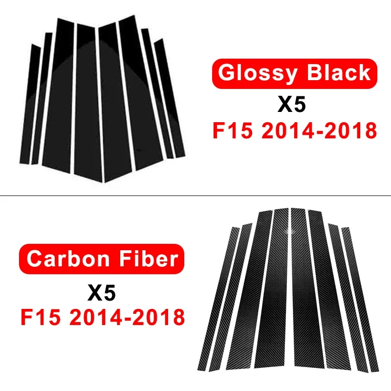 Pegatinas Embellecedoras de Poste de Pilar de Puerta de Coche para BMW X3 F25 G01 X5 E70 F15 X6 E71 F16 - imagen 5