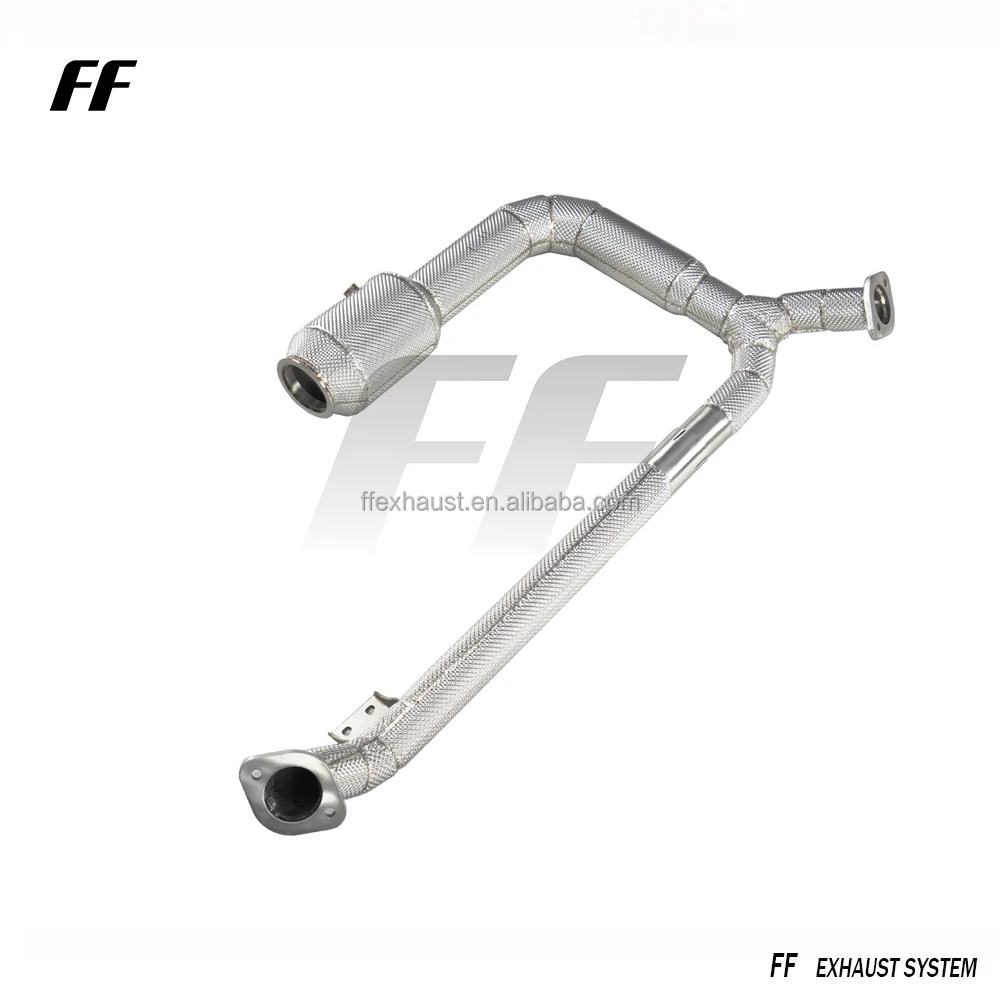 Tubo de escape de rendimiento para Porsche 718 Cayman /Boxster 2.0T 2.5T con tubo de bajada de protección térmica - imagen 3