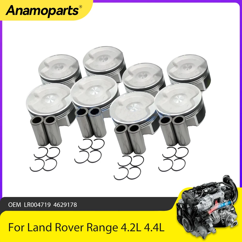 Pistón con juego de anillos para motor 4,2 L V8