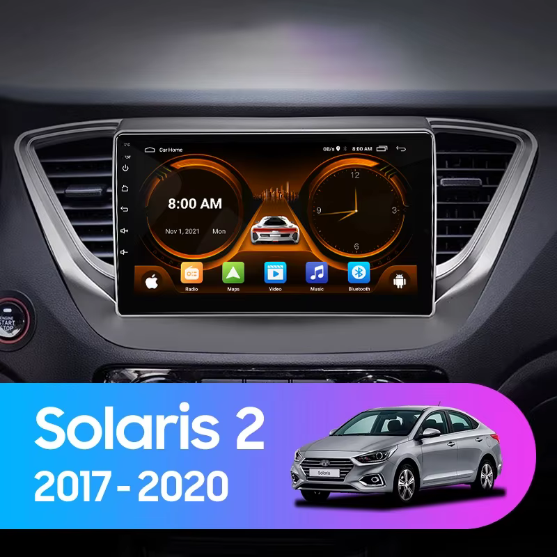Radio 2DIN JIUYIN con GPS y CarPlay para Hyundai Solaris 2 - imagen 3