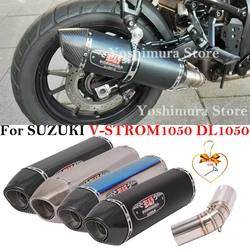 Silenciador de escape Yoshimura carbono con DB-Killer – V-Strom 1050