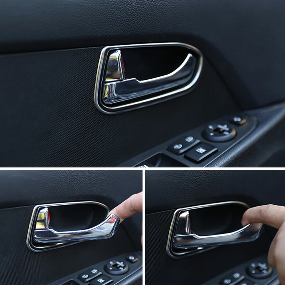 Anillo decorativo cromado ABS puertas Kia Sportage R (2011-2015) - imagen 4